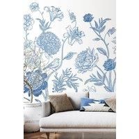 Jacobean Rose Trail Wall Mural