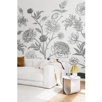 Jacobean Rose Trail Wall Mural