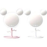 Led Makeup Mirror W/ Magnifying Mirror Function - 2 Colours
