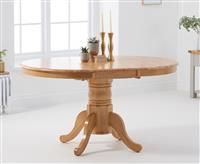 Epsom Oak Extending Pedestal Table