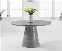 Ravello 130cm Round Grey Marble Dining Table