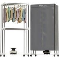 Hang and Dry Heated Electric Clothes Dryer - 15kg Capacity - Compact Laundry Airer