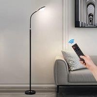 Morden Black LED Task Floor Lamp