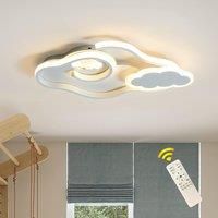 42W White Acrylic LED Ceiling Light Dimmable Cloud Ceiling Lamp