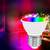 RGB LED Bulb E27 Light 220V Colorful Light Bulbs E14 Spotlight LED Magic Bulb GU10 Atmosphere Lamp