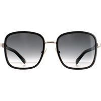 Jimmy Choo ELVA/S Black Rose Gold/Grey Shaded 54/20/130 women Sunglasses
