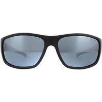 Wrap Black Grey Polarized Sunglasses