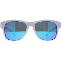 Smith Men's Rectangle Matte White Blue Mirror Holiday