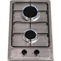 SIA SSG301SS 30cm Compact Domino Gas Hob In Stainless Steel With LPG Kit