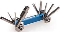 Park Tool IB-2 I-Beam Mini Fold-Up Hex Wrench Screwdriver and Star-Shaped Wrench Set Tool
