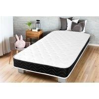 Hypoallergenic Memory Sprung Black Quilted Mattress For Kids