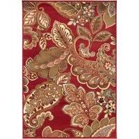 Livabliss Thory Abstract Rug - Area Rugs Living Room 160x230 cm, Dining Room, Lounge, Kitchen, Bedroom - Modern Marble Large Rug, Soft Luxurious Easy Care Medium Pile, Red, Brown, Green, Black