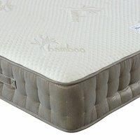 Bedmaster Bamboo Vitality 2000 Pocket Sprung Memory Foam Mattress And Reflex Foam (Small Single)
