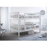 Oslo White Wooden Quadruple Bunk Bed