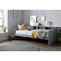 Tyler Grey Guest Bed and Orthopaedic Mattress