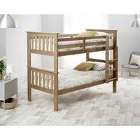 Carra Pine Bunk Bed and Spring Mattresses