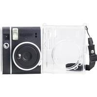 Clear Case for Fujifilm Instax Mini EVO Instant Film Camera Crystal Hard Shell Cover with Removable