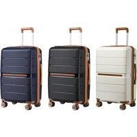 British Traveller 24-Inch Hard Shell Suitcase With Tsa Lock