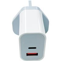 Wessex Electrical Wessex USB-C Plug (UK 3 Pin) in White