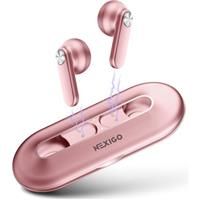 NexiGo T2 2) QCC3040, Bluetooth 5.2, 4-Mic 8.0 aptX, 28H IPX5, Gold