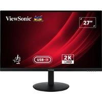 VIEWSONIC VG2709-2K-MHDU-2 Quad HD 27" LED Monitor - Black, Black