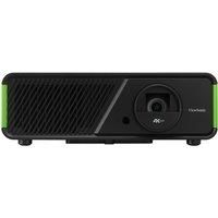 VIEWSONIC X1-4KE PRO Smart 4K Ultra HD Gaming Projector, Black,Green