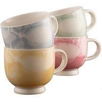 'Laurel' Footed Mug Set of 4