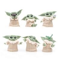 ZKTSRY Baby Yoda Baby Yoda Doll,Baby Yoda Toys 6-Pack Gifts,2.2-Inch
