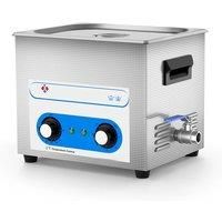 10L Ultrasonic Cleaner Heated Ultra Sonic Cleaner Machine With Timer 40kHz Ultrasound Bath for