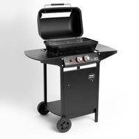 Flamemaster 2 Burner Gas Trolley BBQ