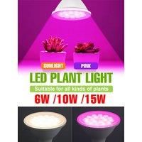 E27/E26 LED Full Spectrum Grow Light Bulb Indoor Hydroponic Flower Seeds Vegetables Succulent Plants Cultivation Lamp 5W 10W 15W