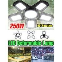 250W LED Light Bulb E27 Garage Lamp 220V Deformable Folding Spotlights 110V Cold/Warm White For Home Warehouse Workshop Basement