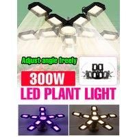 300W LED E27/E26 Grow Light Full Spectrum Greenhouse Plant Cultivation Lamp Foldable Deformation For Flower Vegetable Hydroponic
