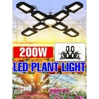 200W E27 LED Grow Light Bulb Full Spectrum Cultivation Lamp For Greenhouse Tent Vegetable Flower Hydroponics Plant Fill Lighting