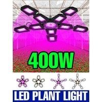 400W LED E27/E26 Grow Light Bulbs 220V Full Spectrum Cultivation Lamp 110V Greenhouse Hydroponics Plant Vegetables Fill Lighting