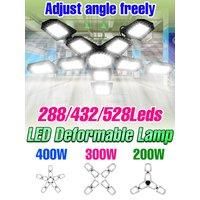 400W LED Light Bulb E27/E26 Garage Lamp 220V Deformation Foldable Spotlight 110V For Home Warehouse Workshop Industrial Lighting