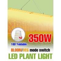 350W LED Full Spectrum Grow Light Quantum Board Greenhouse Tent Vegetables Indoor Flower Seeds Plant Cultivation Lamp US/EU Plug