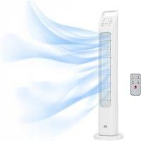 31" Freestanding Oscillating Tower Fan W/ Remote Control & Timer