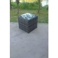 Rattan Cube Side Table Tea Coffee Table