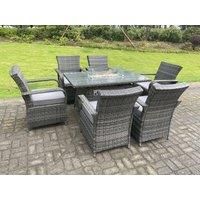 Reclining Chair Gas Fire Pit Round Table