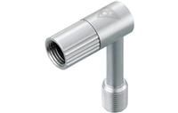 Topeak Pressure-Rite Schrader Valve Adapter, Silver