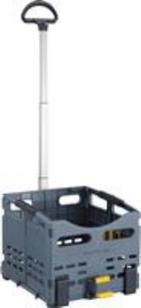 TrolleyTote Folding MTX Rear Basket, Black, One size