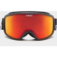 Giro CRUZ Adult Ski Goggles Black Wordmark Frame Amber Scarlet Lens FREE SHIP