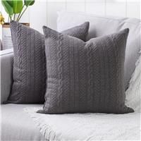 YAERTUN Pack of Super Soft Decorative Throw Pillow 2 Patterned,20 x 20