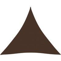 Sunshade Sail Oxford Fabric Triangular 3.6x3.6x3.6 m Brown