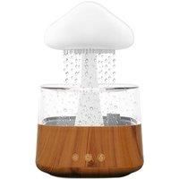 Multicolour Rain Cloud Humidifier - White Or Wood!