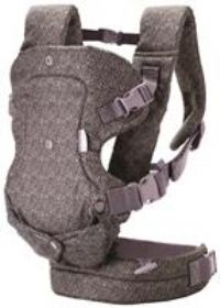 Infantino - Flip Advanced 4-in-1 Baby Carrier - Ergonomic - Convertible - face-in and face-Out Front and Back Carry - for Newborns and Older Babies 8-32 lbs - Leopard - Baby Essentials for Newborn