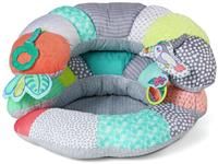 Infantino 2-in-1 Tummy Time & Seated Support - Pillow for borns and Older Babies, with Detachable Toys, Development of Strong Head Neck Muscles, 213006-00, Multicolored