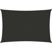 Sunshade Sail Oxford Fabric Rectangular 6x8 m Anthracite