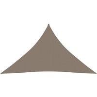 Sunshade Sail Oxford Fabric Triangular 2.5x2.5x3.5 m Taupe